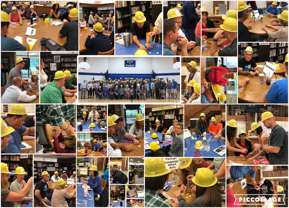 CliffSnitgen's tweet photo. Built a tower. Built a team. The Marsh"Malow" Challenge opened our minds to the importance of collaboration! #malowpride https://t.co/X2qugfaQAe