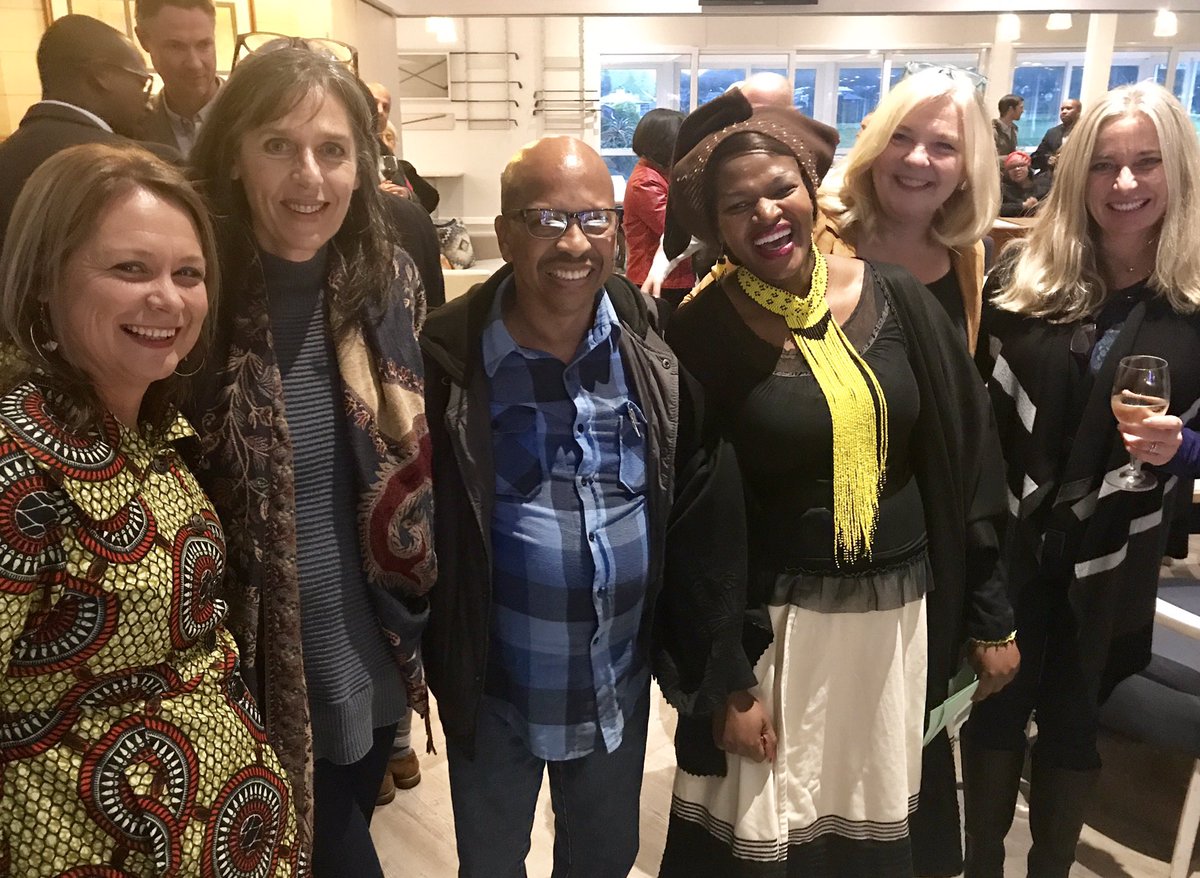 Big smiles waiting for Minister Alan Winde to arrive at the Hermanus Supper Club. #connectingcommunities