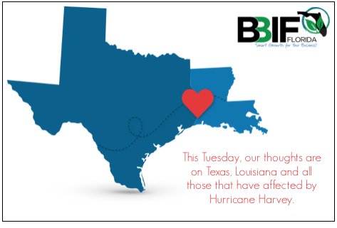 Our Tuesday thoughts are on Texas, Louisiana and all those affected by #HurricaneHarvey.  Want to help, visit <a href="/RedCross/">American Red Cross</a> or <a href="/SalvationArmyUS/">Salvation Army USA</a>.