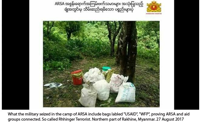Rakhine News.
Bengali Terrorist Attack. Northern part of Rakhine, Myanmar.
29 August 2017