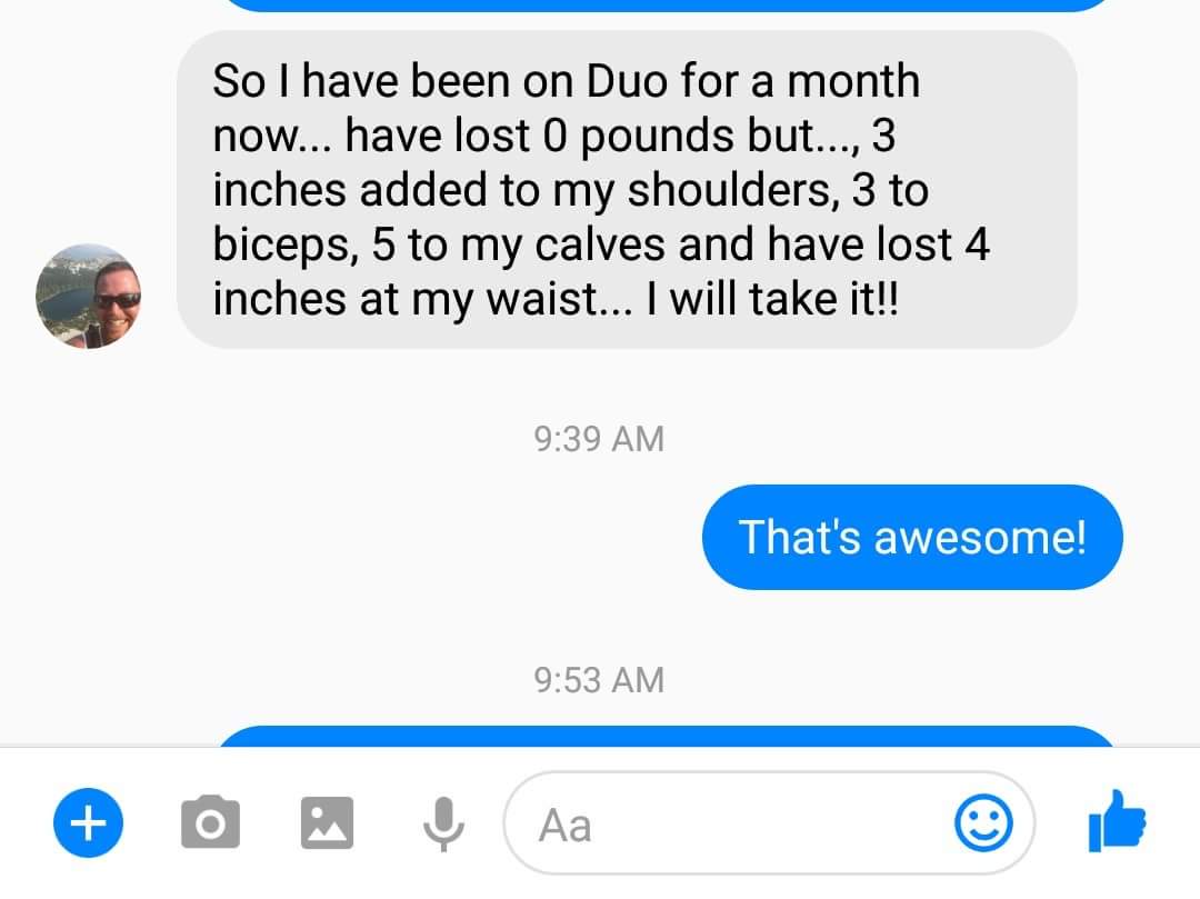 nathanziegler37's tweet photo. Messages like this are my favorite!
#Duo #fatloss #thrive https://t.co/whpRaHoLib