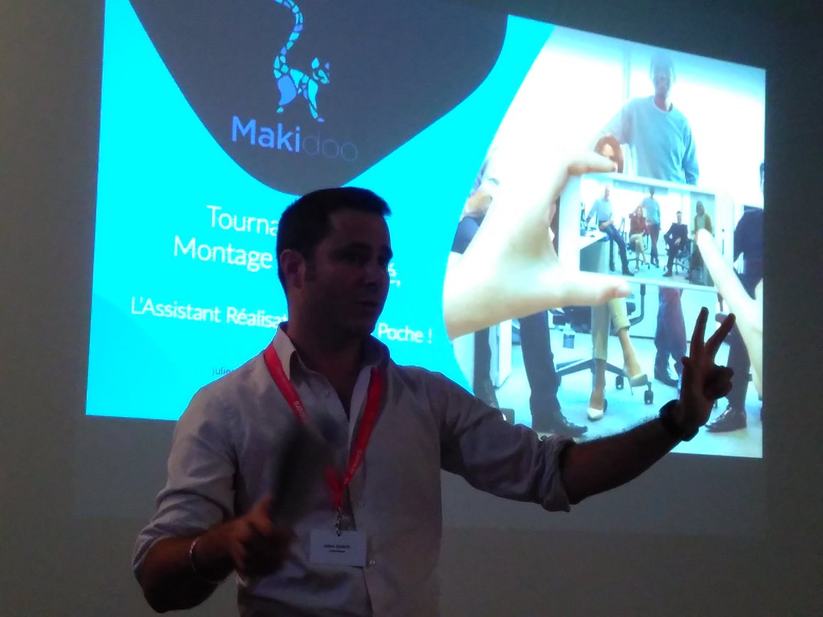 jkostreche's tweet photo. On termine cet apéro #StoryCodeGo spécial vidéo mobile avec Julien Comte qui présente @MakidooApp, un assistant réalisateur de poche ! https://t.co/3MGpNxGhpT