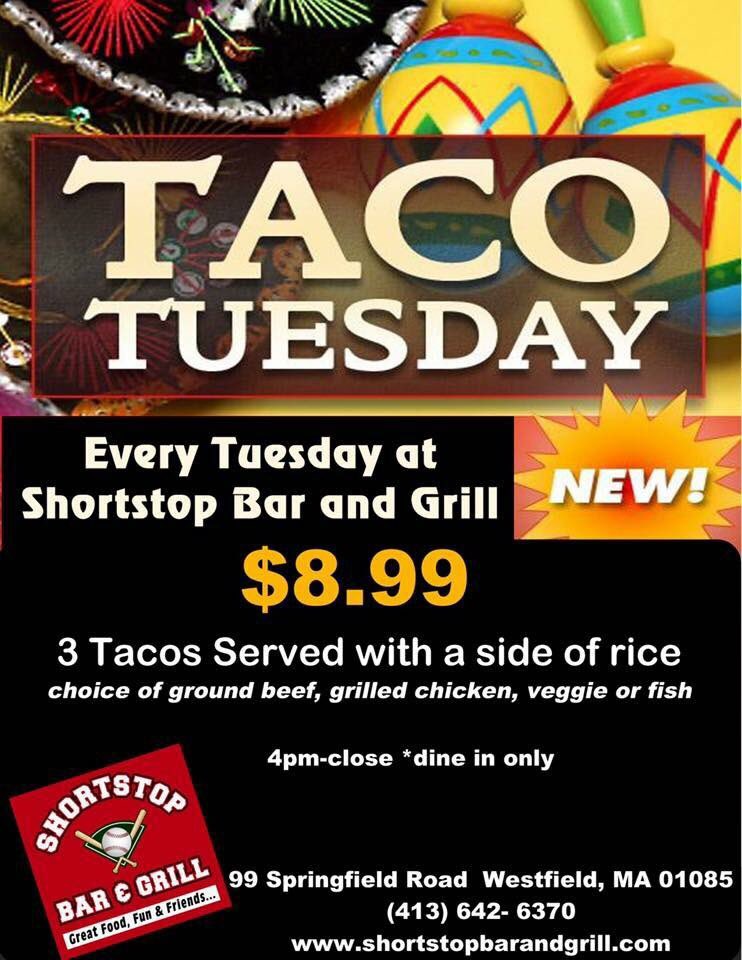 BarShortstop's tweet photo. 🌮 TACO TUESDAY!!! 🌮 https://t.co/S2a0HD9PGb