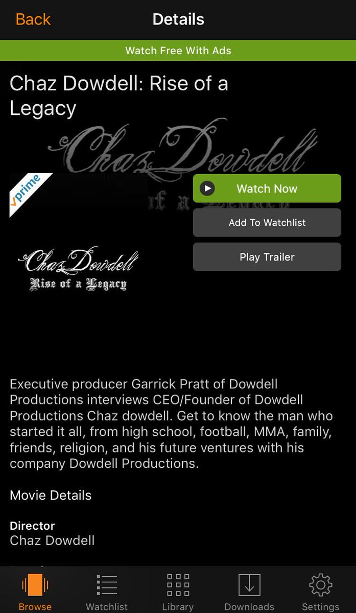 LX3DProductions's tweet photo. "Chaz Dowdell: Rise of a legacy" now available on @AmazonVideo https://t.co/wSpVbRZ2fI