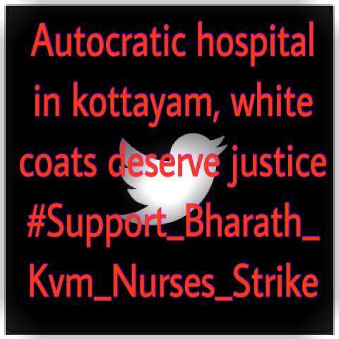 Arunnmattathil's tweet photo. @mathrubhumi Bharat,KVM ഹോസ്പിറ്റലിലെയും നേഴ്സുമാരോട് ഉളള അനീതി അവസാനിപ്പിക്കുക
#SUPPORT_BHARTH_KVM_NURSES_STRIKE https://t.co/gR8JA0NBrv