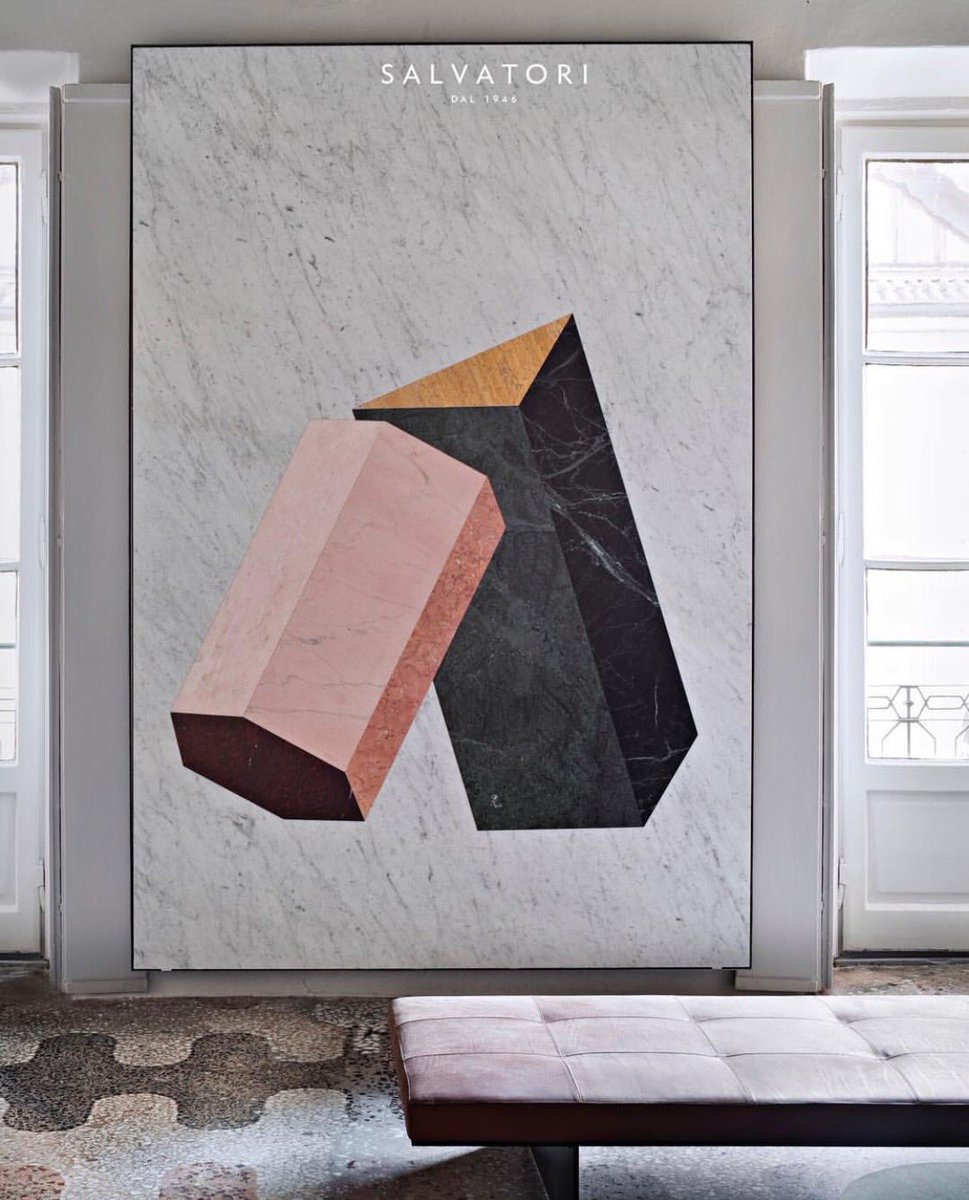 CodeVancouver's tweet image. This one-off piece was designed by @elisaossinostudio and is made of five different Italian marbles #SalvatoriStone #CodeShowroom