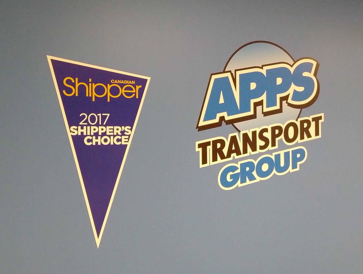 GuyBroderick's tweet photo. Big thanks to @kathycartan & @MotiveMedia for our award installation from @CanadianShipper magazine #shipperschoice https://t.co/jtHTZJlmsa