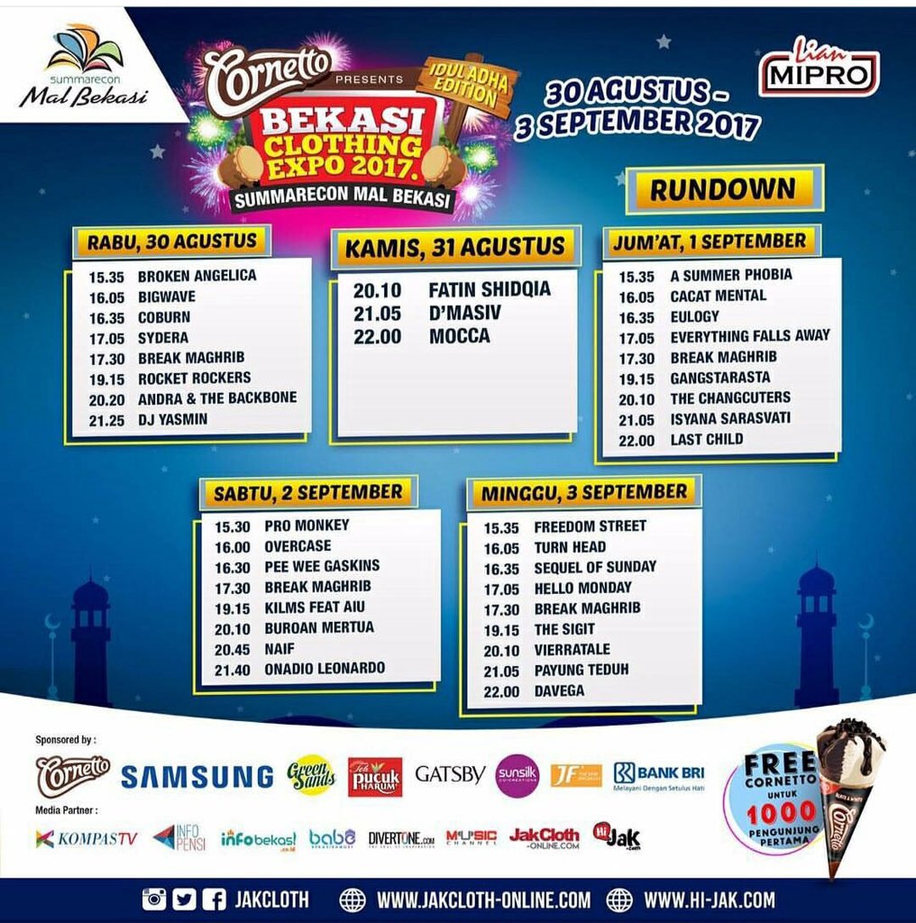 payungteduh's tweet photo. Jadwal manggung #payungteduh pekan ini : 

30 Agustus : Jateng Fair, Semarang

2 September : Cravier 2017, Jakarta

3 September : Bekasi https://t.co/HL29W9zoSC
