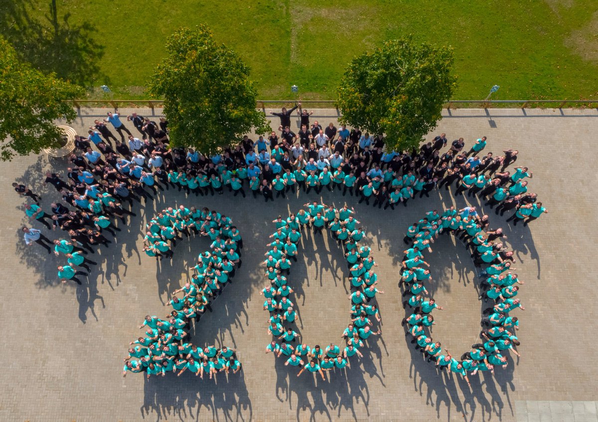 MercedesAMGF1's tweet photo. It's not every day you win your 200th Grand Prix!

With love from Brixworth, @LewisHamilton 💪

#LH200 #LH44 #BelgianGP @F1 https://t.co/yurbRh84Dl