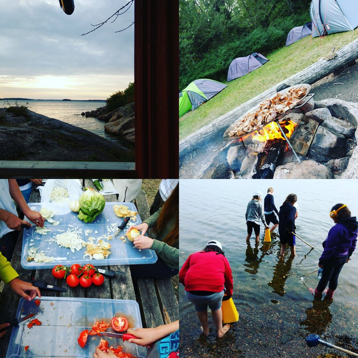 _0an's tweet photo. Dag 2 på Grinda innefattade bl.a fältstudier, gemensam matlagning och bastu #lägerskola #rosjoskolan #solskol https://t.co/L7dHhVmmnX
