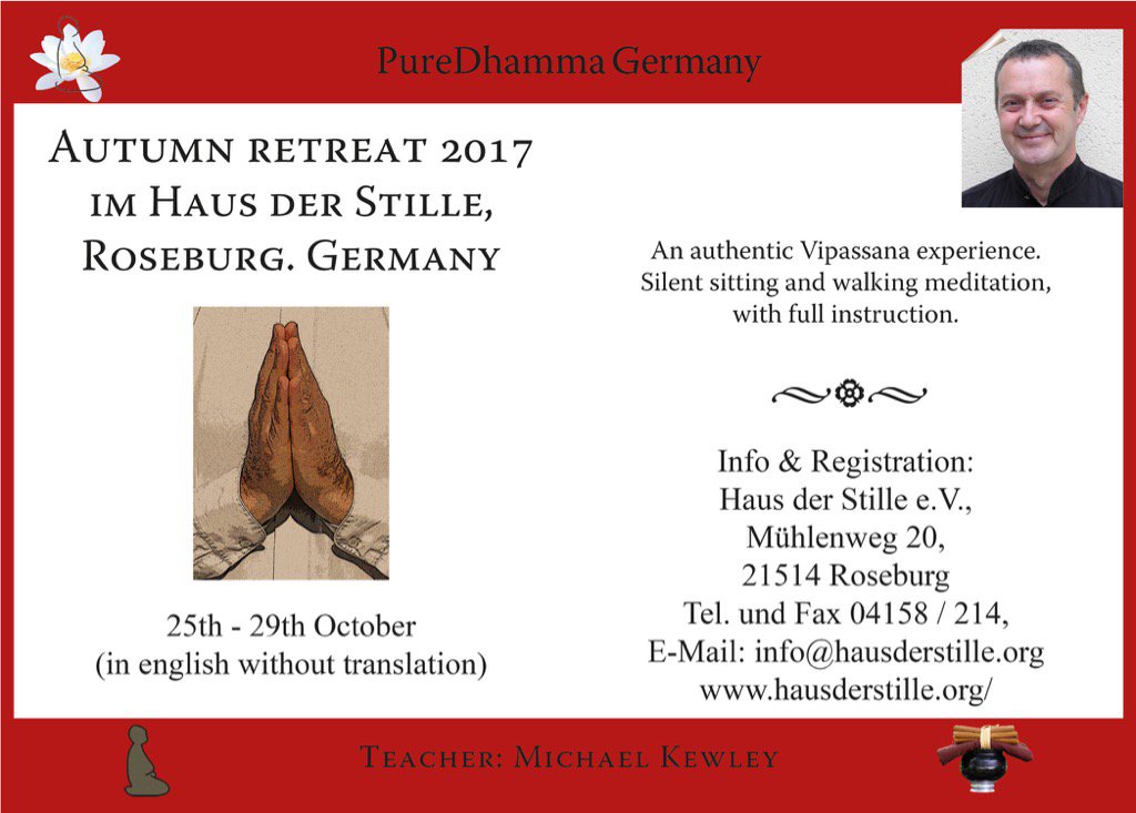 Pure Dhamma On Twitter Vipassana Buddhist Meditation Retreat