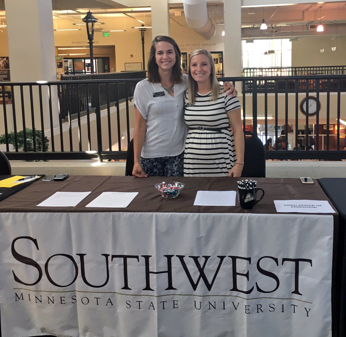 SMSUAdmission's tweet photo. Stop by the Admission Office table at the part time job fair today from noon - 2 pm! Learn about ways to build your resume with us! https://t.co/huIoldZ0Lx