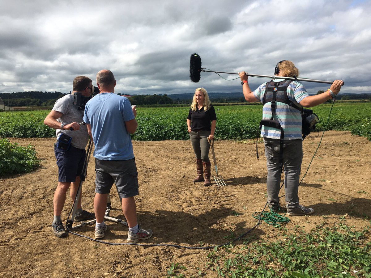 Branston's tweet photo. Great day's filming in Somerset with @tableofdelights getting Potatoes footage for the website https://t.co/3HYUxYuDFY https://t.co/xphPr7oAp3