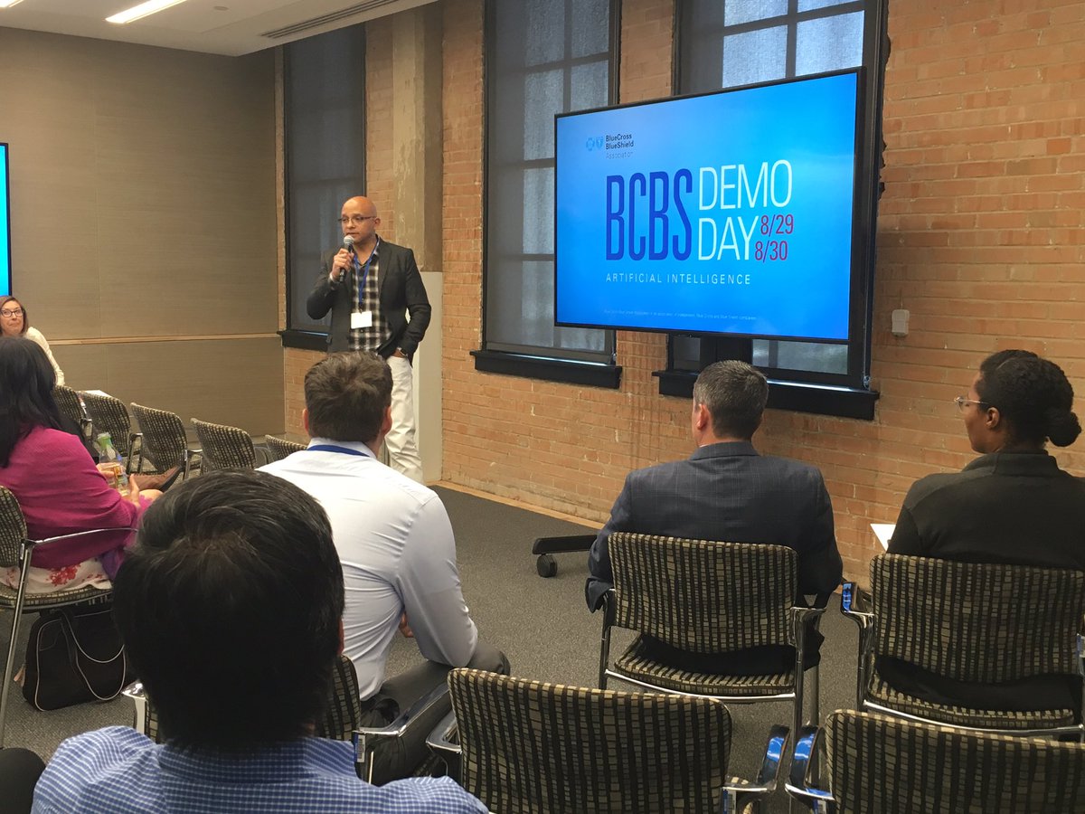 eva_mcgoey's tweet photo. We are @C1InnovationLab helping the @BCBSAssociation bring #artificalintelligence to #healthcare @addmcguffin @rholzer @SteveBetts100 https://t.co/GWVqzoAHb6