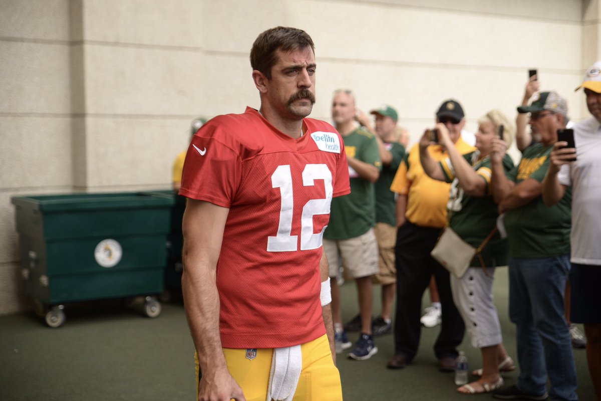 The stache 👨🏻

#PackersCamp