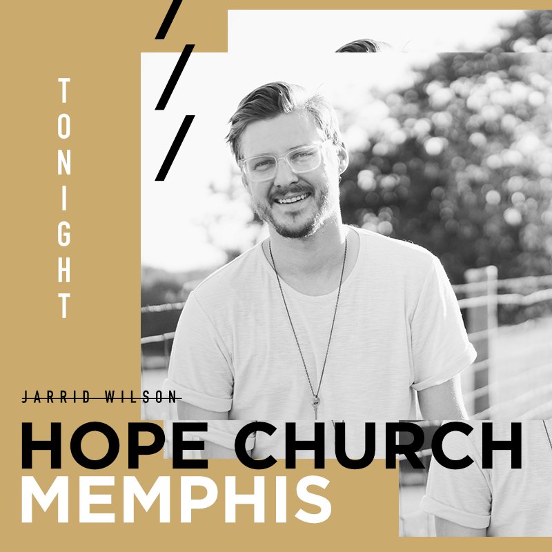 Excited to speak at <a href="/Hope4Memphis/">Hope Church Memphis</a>’ young-adult ministry tonight at 7PM! FREE EVENT. Doors open at 6:30PM.