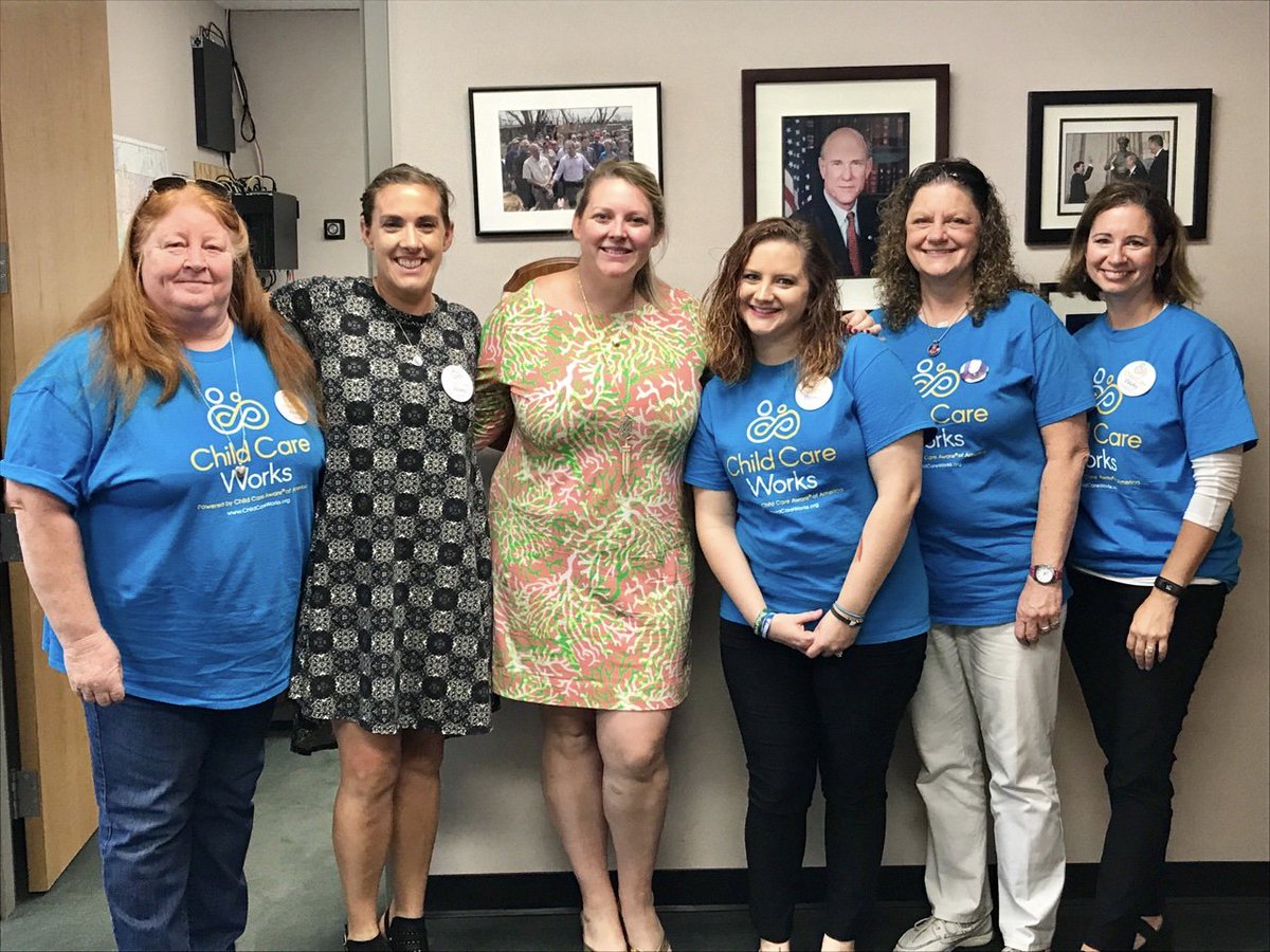 Family Advocates meet with Senator Pat Roberts office to request his support of funding for several Child Care programs
#bfth17