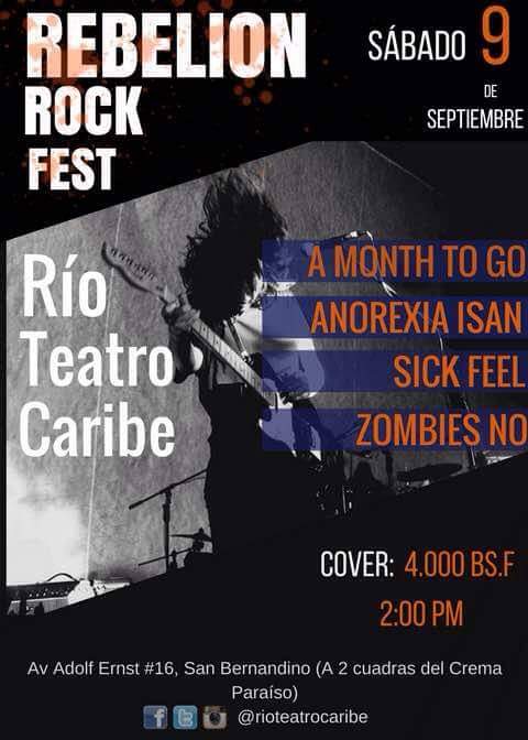 jesus_rockven's tweet image. #Eventos @AMonthToGo + @AnorexiaIsan + @SickFeel + @ZombiesNO