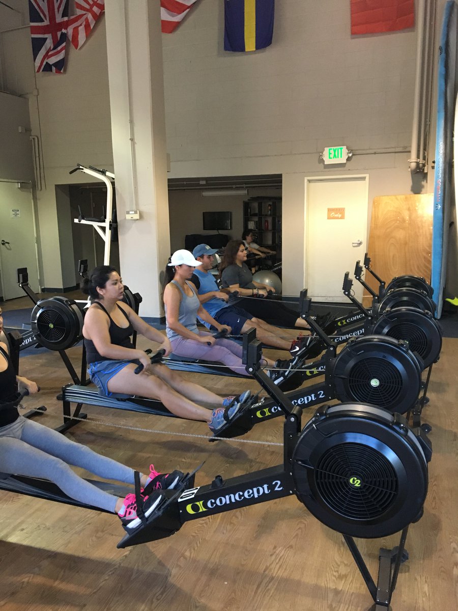 NSCRowing's tweet photo. First Day of Practice for NSC Rowing. 6 athletes here and more coming to the Noon meeting on Campus. https://t.co/1jIJj6lY8B