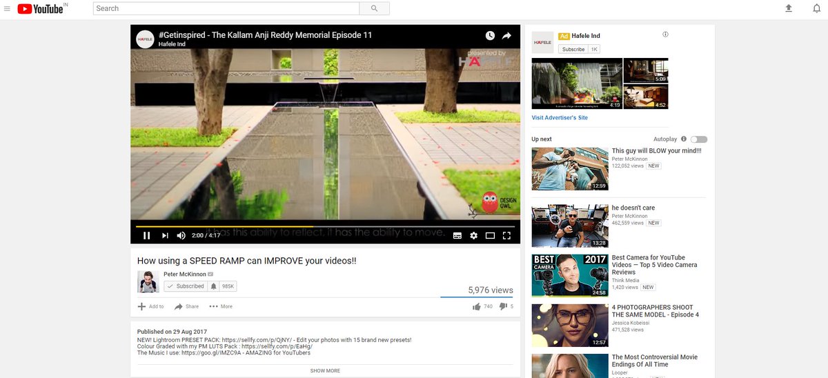 ChaitanyaS's tweet photo. @YouTube wtf asshats?? a 4.17min unskippable just to watch a 3.4min video. #fucktards #motherfuckingidiots #FuckoffYoutube https://t.co/GHjjq0XMeR