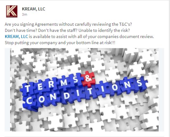 Kream_LLC's tweet photo. As a #SmallBusiness, how are you managing your companies risk? #riskmanagement https://t.co/mMRtZSbgM5