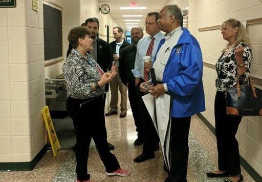 PWCGOP's tweet photo. Thanks to @JohnAdamsforVA &amp; all who donated to our #backtoschool supply drive for Rosa Parks Elem. &amp; Fred Lynn Middle in PWC. #PWCGOPService https://t.co/cULh9lvY8Z