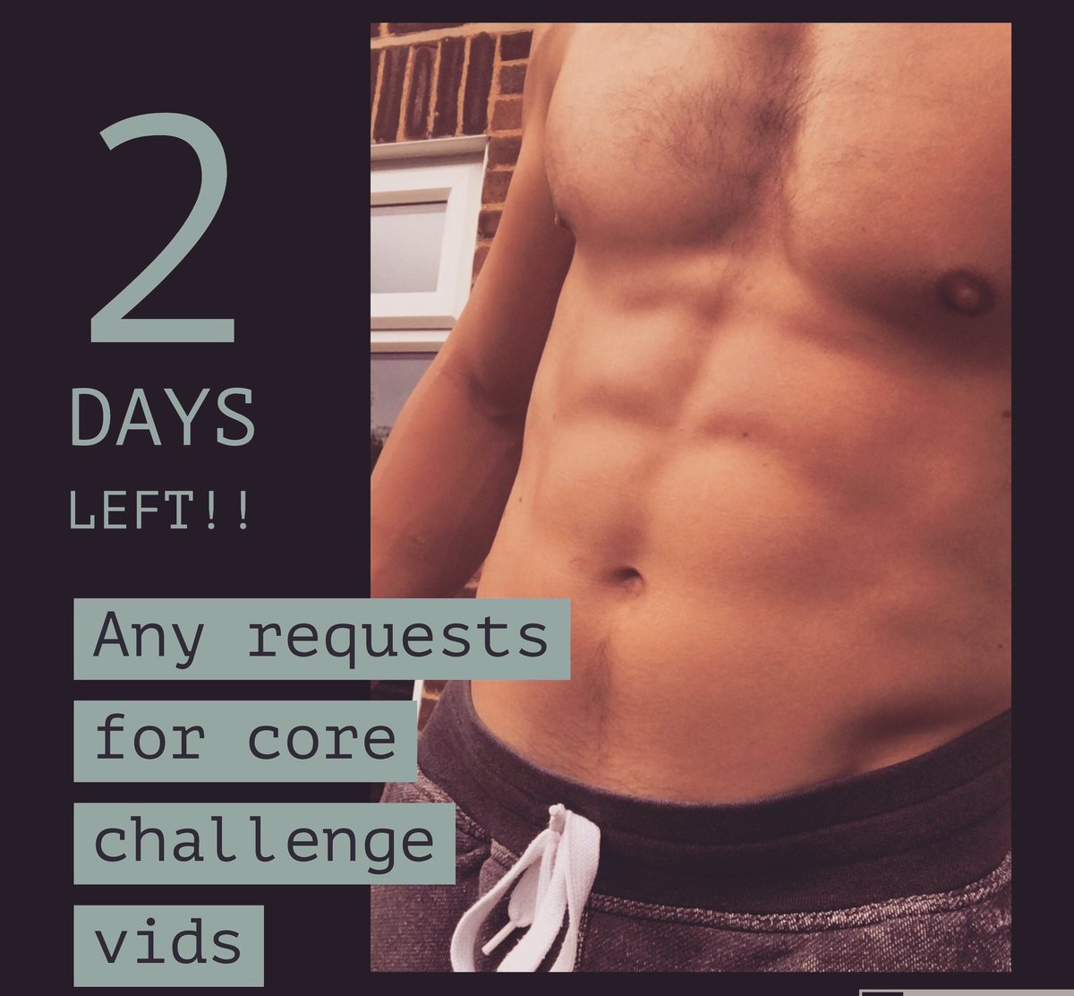 AndyMacaulay6's tweet photo. Any requests for our final two workouts? #core #fitness #trainanytime #trainanywhere #workoutmotivation #workout #fitnessmotivation https://t.co/gh7GLk0dEG