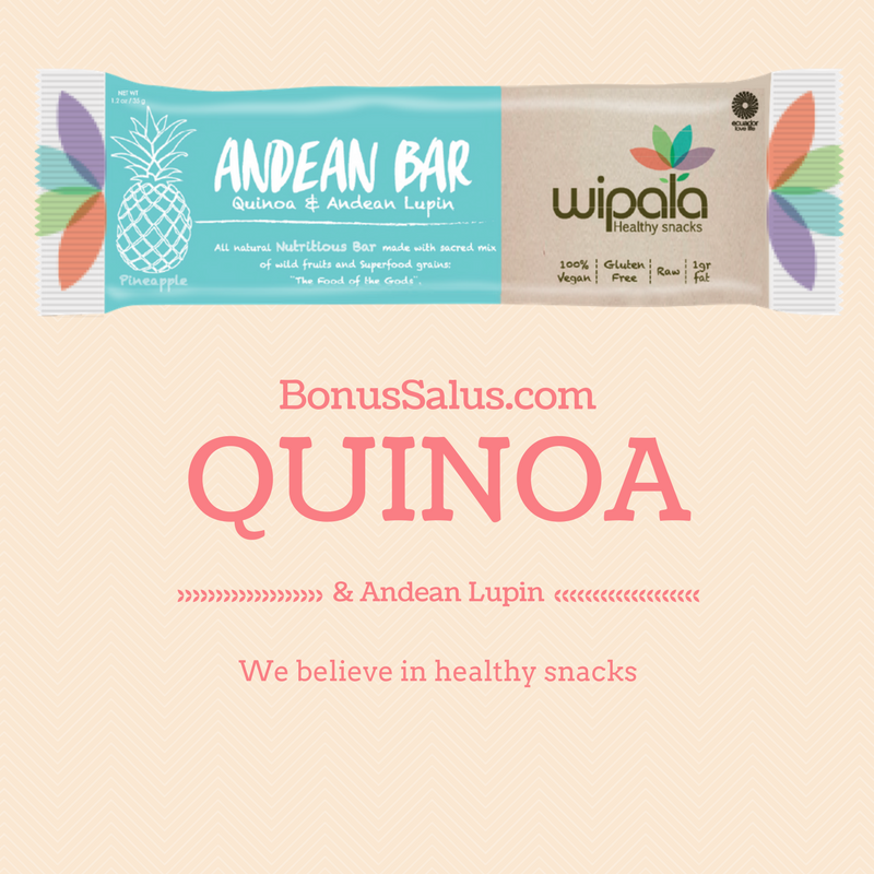 BonusSalus's tweet photo. Wipala Bars Health Fact: #Quinoa: Indigenous people have lived off this nutrient dense grain for a very long time. https://t.co/7cxUp1n6NK https://t.co/FWZdvmpEKF
