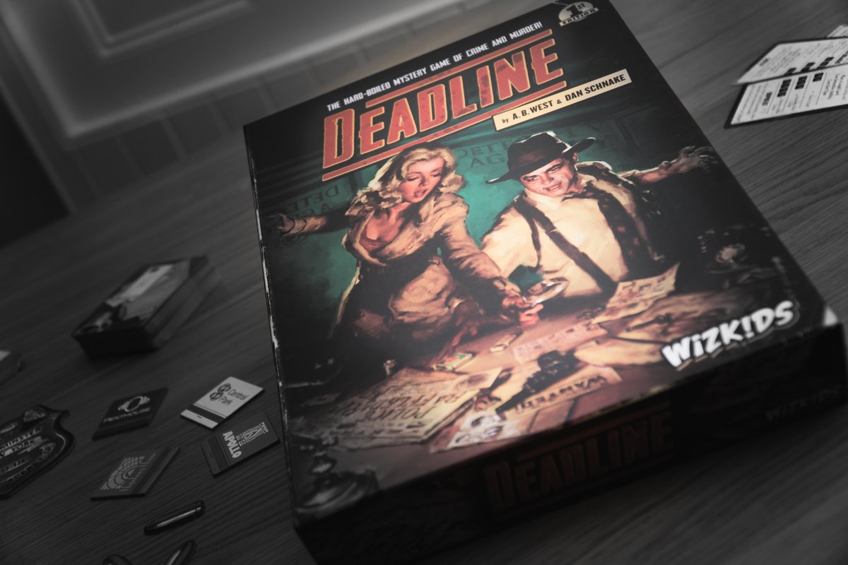 cardsandwich's tweet photo. NEW REVIEW! Film-noir detective game Deadline is more big snooze than Big Sleep https://t.co/yGnf3LTouh #boardgames #gaming https://t.co/eynjwAQfZk
