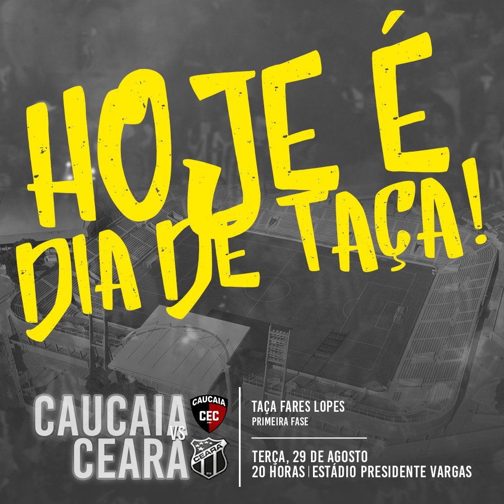 CearaSC's tweet photo. Hoje tem jogo, do Glorioso! 👊🏳🏴🎶  Caucaia x Ceará: Hoje, às 20 hor... https://t.co/ewgMcefOYv https://t.co/ZShmjhmEJW