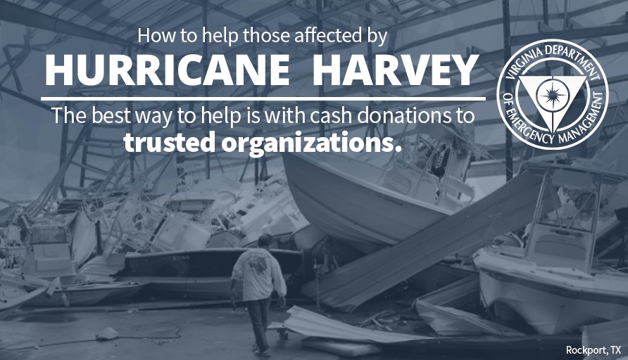 To help ppl affected by #HurricaneHarvey visit <a href="/NationalVOAD/">National VOAD</a> Voluntary Organizations Active in Disaster page for a list of trusted partners.