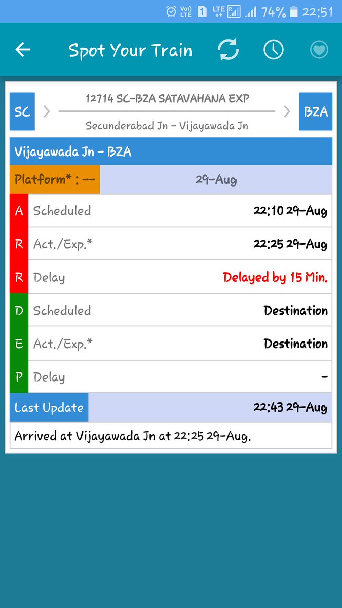 irajesh4u's tweet image. Fake fake nd fake infrmtn by @RailMinIndia | originally it has rechd by 22.58 but shows 22.25
@sureshpprabhu sir can I get justification?
