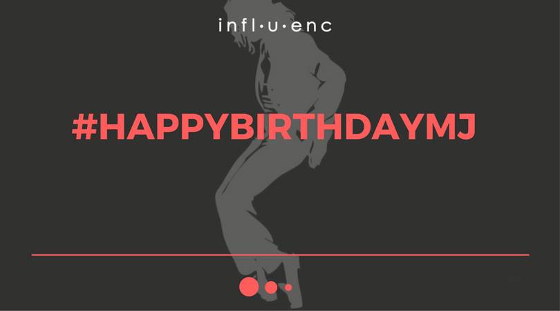 einfluenc's tweet image. We are celebrating the king of pops Birthday, Whats your favorite Michael song? #MichaelJackson
