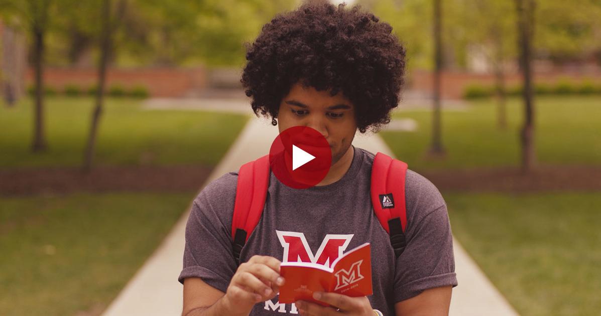 dorfmeat's tweet photo. Have advice for the Class of 2021? Watch this video as students learn the dos and don'ts featured in the M Book - https://t.co/gLs6le5XlY https://t.co/3RcyZHO86I