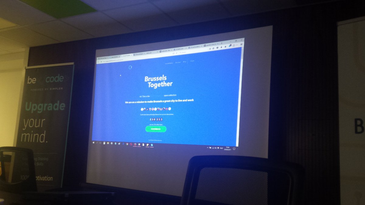 jeborsel's tweet photo. Presentation on #brusselstogether &amp; #webrussels  at #civiclabbxl in @BeCentralBxl .. #Brussels coming together ;) https://t.co/kaQ2c2u5ej