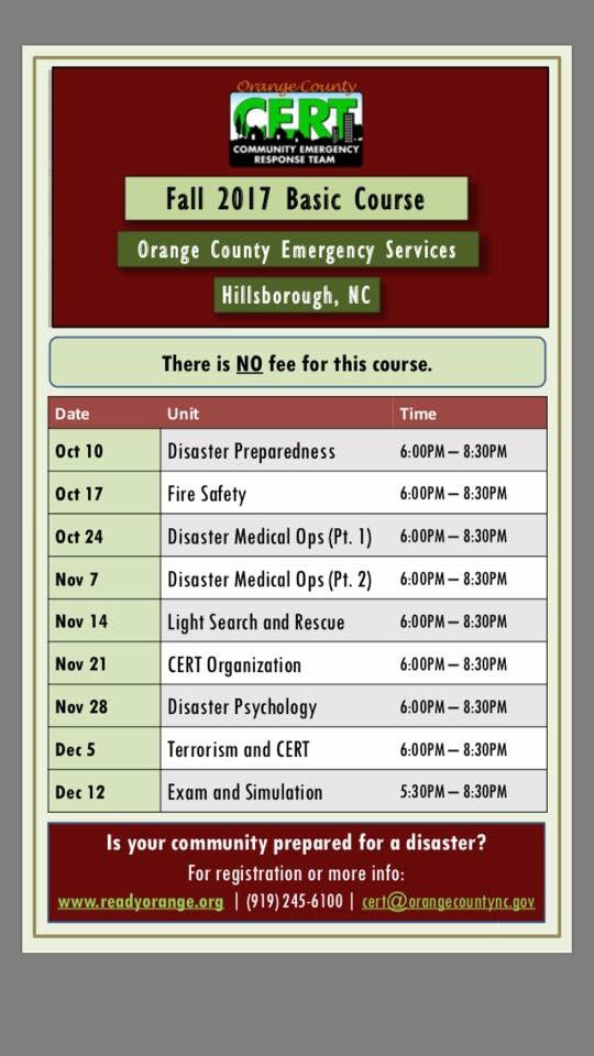 OCNCcert's tweet photo. It's STILL a great time to do something good. 💚 #CERT is all about neighbors helping neighbors. Sign-up and #BeReady. Training starts soon! https://t.co/GWBm8YaVhG