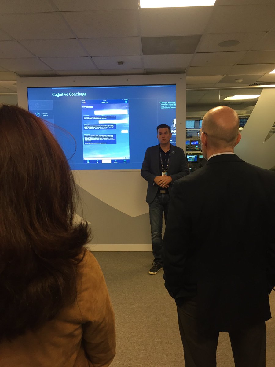 CarrieObenauf's tweet photo. @PJBickett Leading behind the scenes tech tour @usopen @IBM_iX https://t.co/ZVGRljZH7P