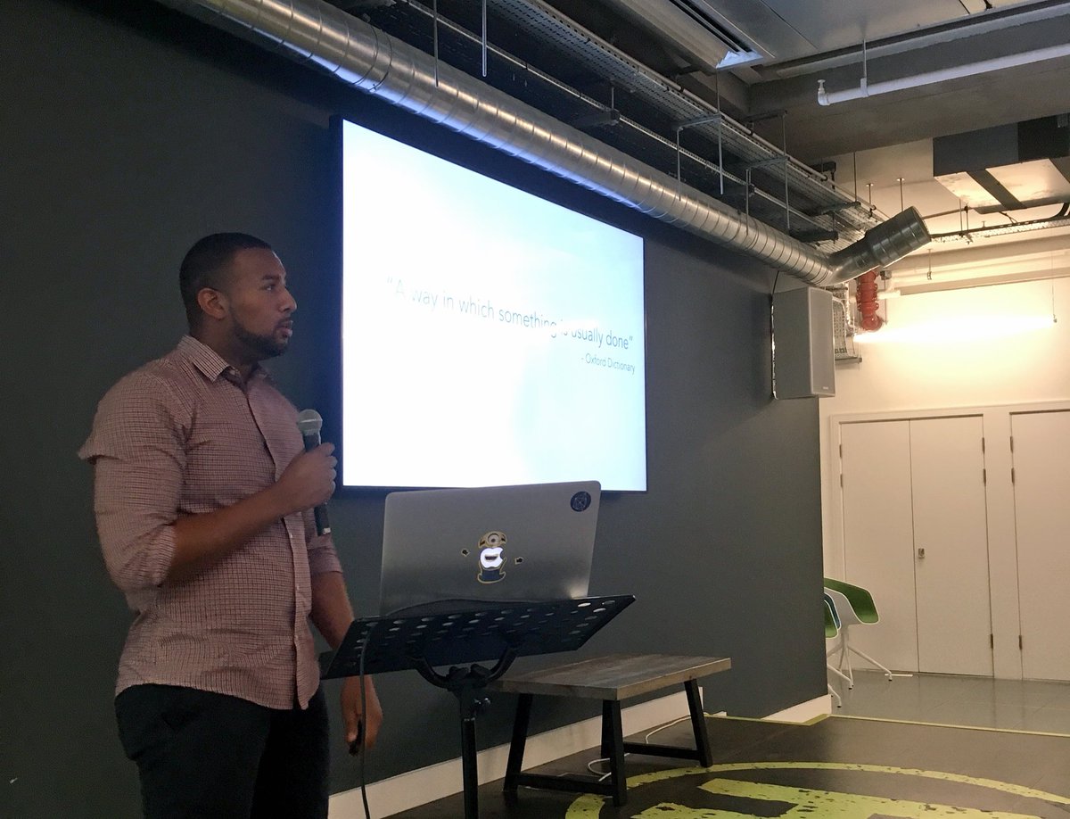 GA_London's tweet photo. "I spend time reminding myself and colleagues to not create something that's common, it can create friction" head of #ux @MVFGlobal #GAUX https://t.co/PAsTK3R3PN