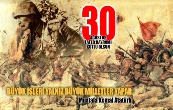 Bu şanlı zaferi kazandıran Mustafa kemal Atatürk'ü ve silah arkadaşlarını rahmetle anıyoruz... #30AgustosZaferBayrami