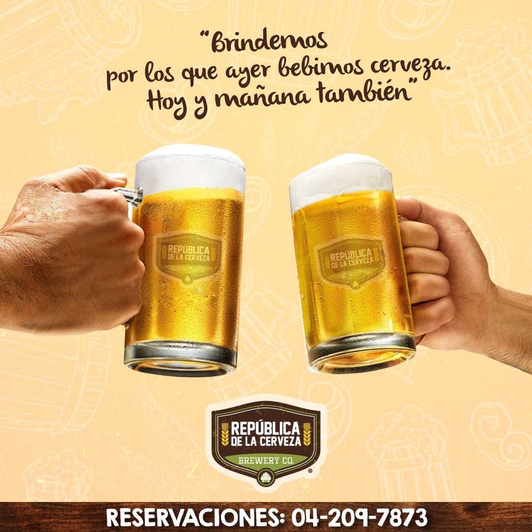 repdelacerveza's tweet photo. La mejor bebida para estar saludable y feliz SIEMPRE. ¿Ya sabes dónde encontrar las mejores opciones?... en #RepúblicaDeLaCerveza 👌🍺 https://t.co/ltKT57bqva