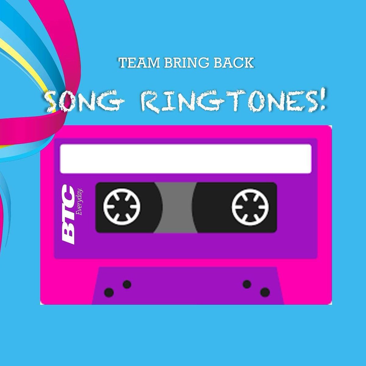 BTC242's tweet photo. It's #BTCTechTuesday!!!!
Which song was your ringtone, back in the day?
#BTCLimitless #BTCJustForFun https://t.co/h3412SlNOU