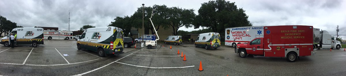 Mobile Medical Unit is taking in patients and managing the situation very well.