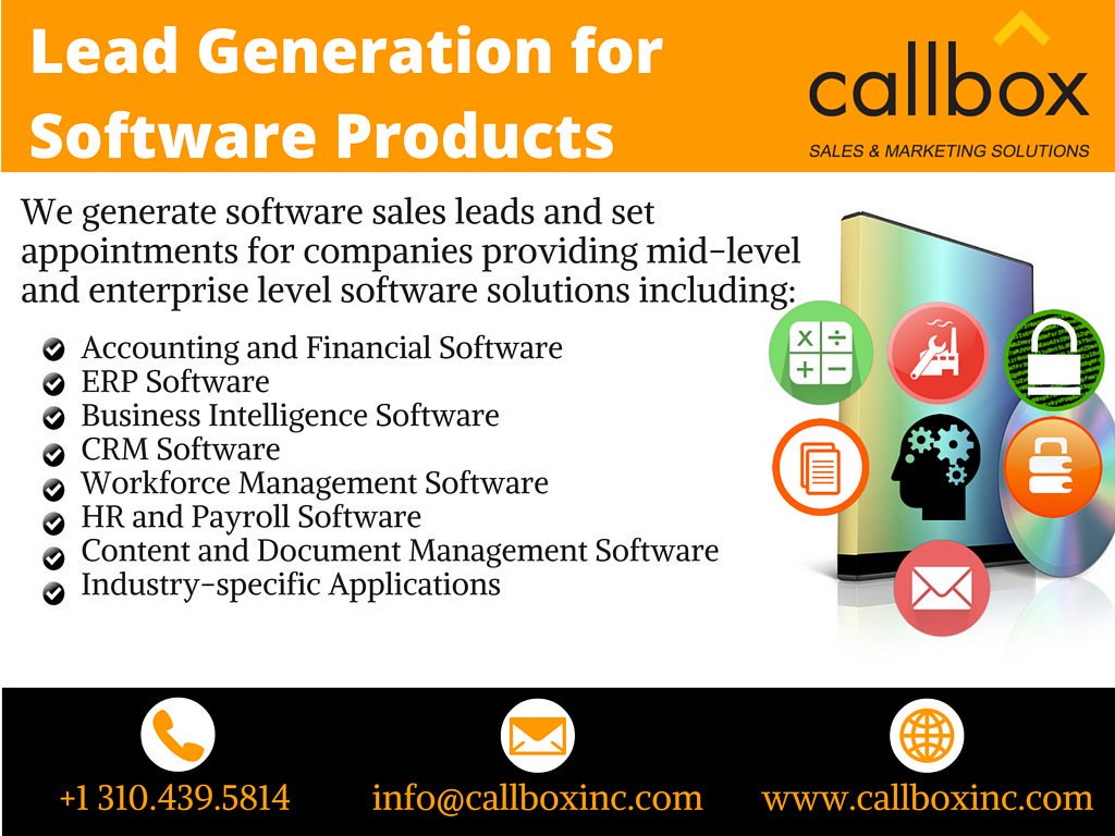 JudyCaroll1's tweet image. Qualified leads for your software services. Call 310.439.5814 
#softwaresalesleads #ERP #SaaS goo.gl/8LlPEQ