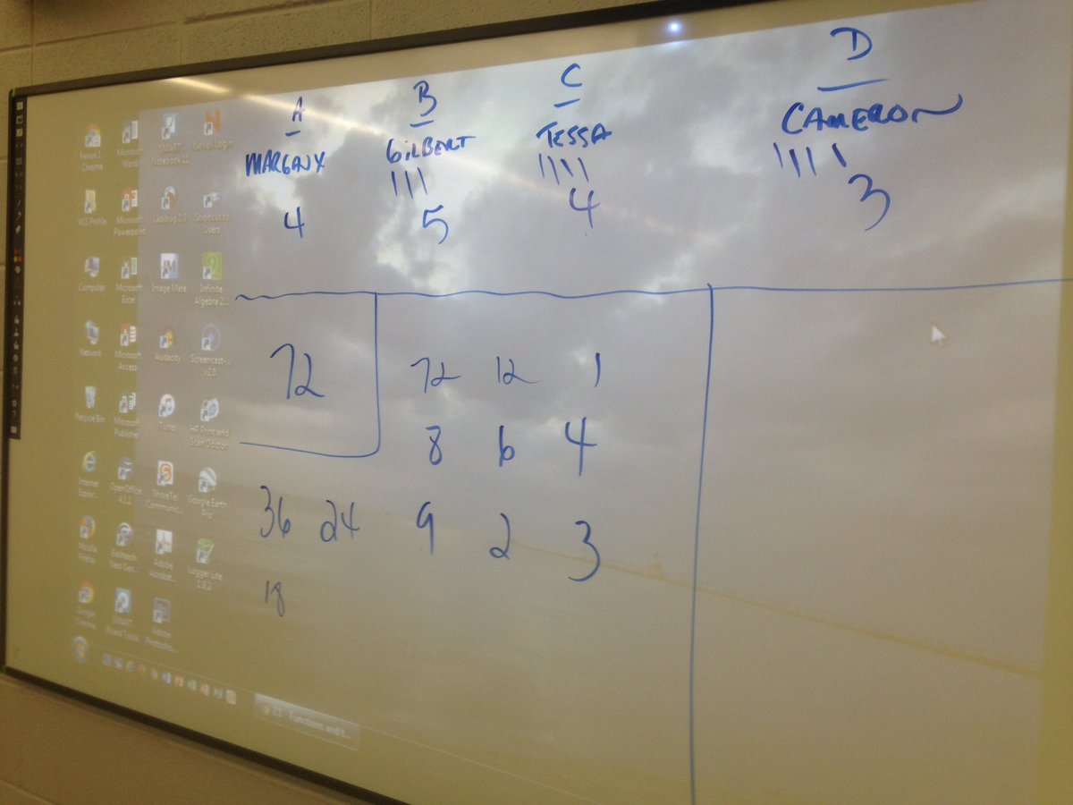 thedullguy's tweet photo. When setting up MyMathLab takes 35 minutes, ain't nothing left to do but a rousing game of Stump The Schwab. #funwithfactors #math #teach180 https://t.co/xSHQXVjPPf