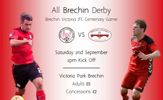 BrechinCityFC's tweet photo. Unique football occasion for the town this Saturday afternoon.  Fancy going? https://t.co/hGbWixkrQU