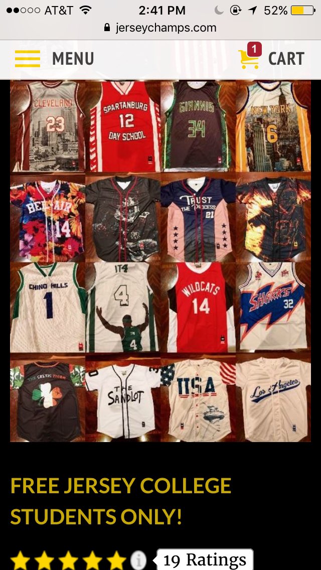 JerseyChamps's tweet image. We are still giving away 200 more free jerseys to college students!
jerseychamps.com/products/free-…