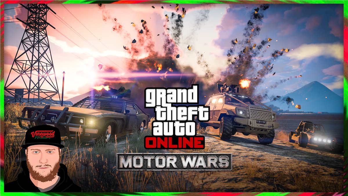 Vinewood_motors's tweet photo. Playing the new Adversary mode Motor Wars now!
LIVE >> https://t.co/dLLfp95rXj https://t.co/UZN1vsAwQr