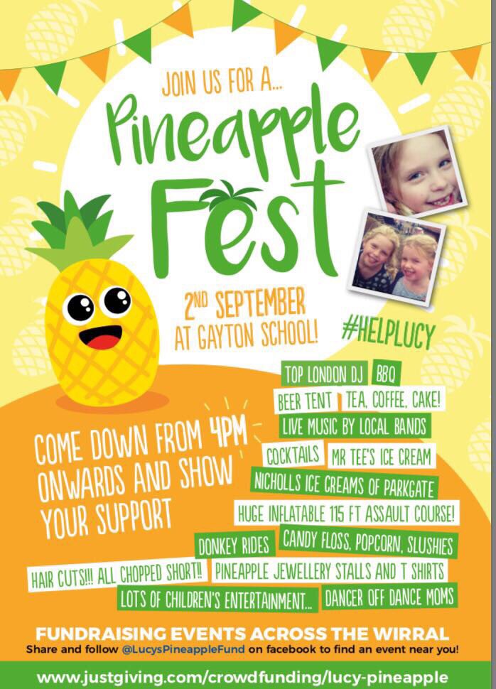 #lucyfest this Saturday <a href="/GaytonPrimary/">Gayton Primary</a> please come along and help us raise some much needed funds for Lucy 😊