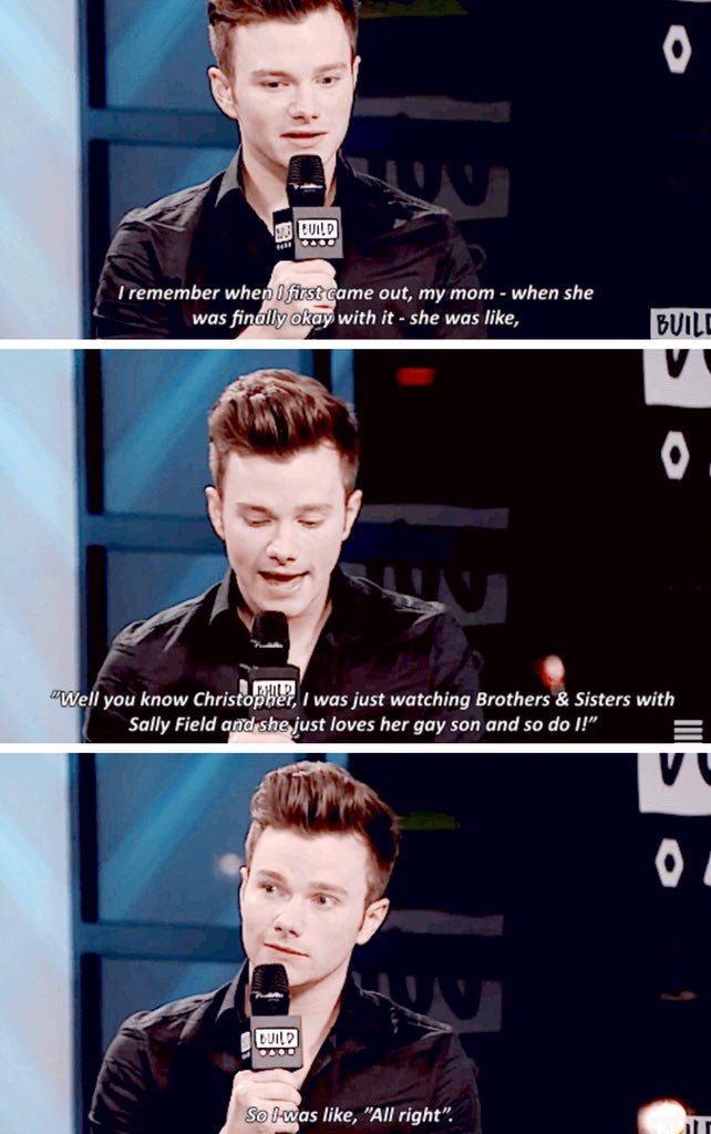 so apparently at first his mom wasnt okay with him being gay?? ig