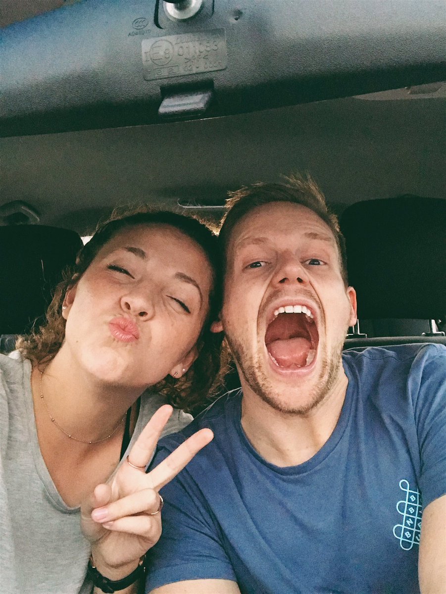 taylerlanning's tweet photo. When your just taking your cute car selfies with your boo and then notice your neighbor creepin...😳 #lovehim 💗 Well Ethan...not my neighbor. https://t.co/kVkr3ykWgM